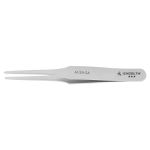 Excelta M-2A-SA ★★★ Miniature Tapered Neverust® Stainless Steel Tweezer with Straight, Strong Rounded Duckbill Flat Tips