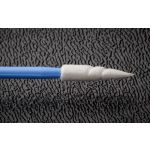 Foamtec HT1049-500 CleanWIPE® Foam Mini Spear Tip Swab with Semi-Flexible Polypropylene Handle, 3" Long