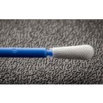 MiraSWAB® Microfiber/Foam Small Bulb Tip Swab with Semi-Flexible Polypropylene Handle, 3" OAL
