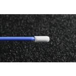 Foamtec HT1529TC-500 MiraSWAB® Microfiber/Polyester Mini Paddle Tip Swab with Polypropylene Handle, 3" Long