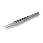 High Precision ESD-Safe Stainless Steel Tweezer with Straight, Flat, Squared-End Tips