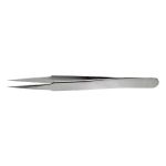 Service Level ESD-Safe Stainless Steel Tweezer with Straight, Sharp, Fine, Pointed Tips