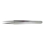 High Precision ESD-Safe Stainless Steel Tweezer with Straight, Sharp, Fine, Pointed Tips