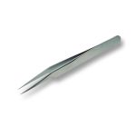 High Precision ESD-Safe Stainless Steel Tweezer with Straight, Extra-Fine, Smooth, Pointed Tips