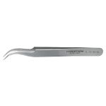Service Level ESD-Safe Stainless Steel Tweezer with Strong, Curved, Pointed Tips