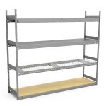 Metalware E-Series Widespan Shelving Add-On Unit with 5 Shelves