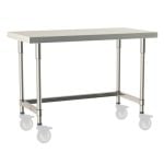 Metro TableWorx™ Mobile-Ready Stainless Steel Work Table with Type 304 Work Surface, Frame & Legs