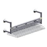 Palbam Wall Mounted Electropolished Stainless Steel Cleanroom Garment Rack