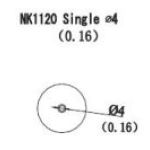 Quick NK1120 Desoldering Nozzle, 4.0mm