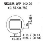 Quick NK3128 QFP Nozzle, 14 x 20mm