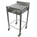 CleanPro SSL-1105 24" x 24" Stainless Steel Mobile Shop Desk