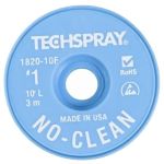 TechSpray 1820-10F No-Clean Wick ESD Desolder Braid, .035