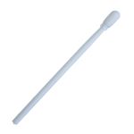 Teknipure TS-FMD-3 TekniSwab Microdenier Microfiber Covered Foam Swab with Double Layer, Small Round Head, & White Handle, 3" Long  (Case of 1,000)