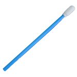 Teknipure TS-FMD-3E TekniSwab Microdenier Microfiber Covered Foam ESD Swab with Double Layer, Small Round Head & Blue ESD Handle, 3" Long (Case of 1,000)