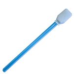 Teknipure TS-FMD-5E TekniSwab Microdenier Microfiber Covered Foam ESD Swab with Double Layer, Large Paddle Head & Rigid Blue ESD Handle, 5" Long  (Case of 1,000)