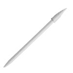 Teknipure TS-FS-3 TekniSwab Polyurethane Foam Swab with Threaded Conical Screw Tip & Short Pointed Handle, 3" Long (Case of 2,500)
