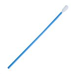 Teknipure TS-MW-6E TekniSwab Polyester/Nylon Mixed Weave Microfiber ESD Swab with Double Layer, Flexible Paddle Head & Blue ESD Handle, 6" Long (Case of 1,000)