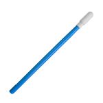 Teknipure TS-P-3E TekniSwab Polyester Knit ESD Swab with Double Layer, Small Round Head & Blue ESD Handle, 3" Long (Case of 2,500)