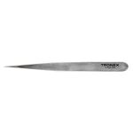 Tronex 3-SA-CH General Purpose Precision Short Stainless Steel Tweezer with Straight Very Fine Tips