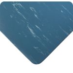 Wearwell 710 Blue Marbleized Military Switchboard Matting, 3' Wide x Custom Cut
