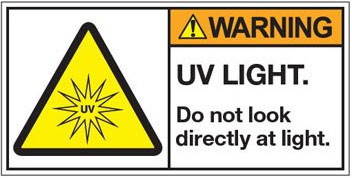 Littllite UV Lamp Warning