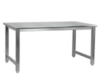 Cleanroom Workbench with Wrapped Stainless Steel Work Surface