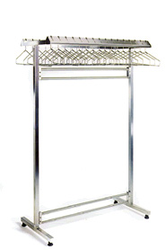 Double-Sided Cleanroom Gowning Rack