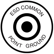 ESD Common Point Ground Symbol