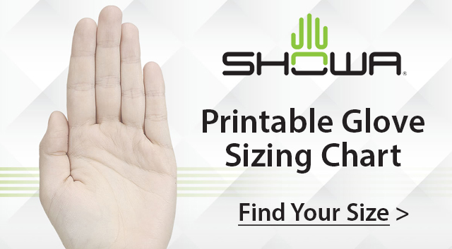 Showa Glove Sizing Chart